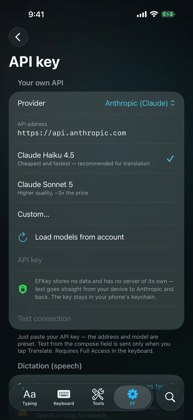 Oma API-avaimesi